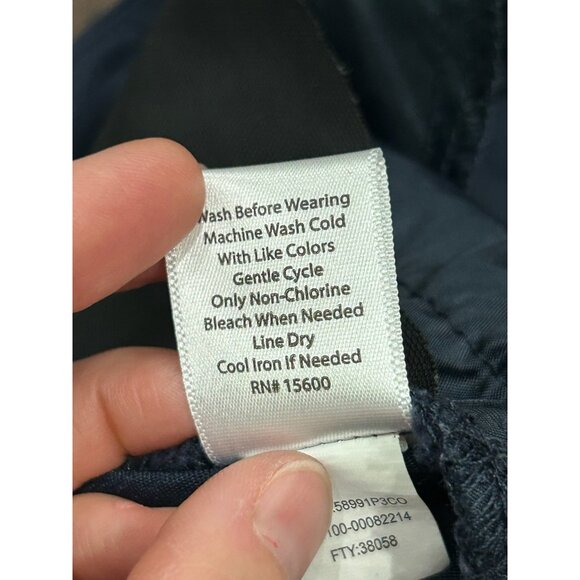 Coral Bay Womens Navy Blue Bermuda Shorts Sz 10 Slim Fit Stretch Side Pockets - Picture 10 of 12